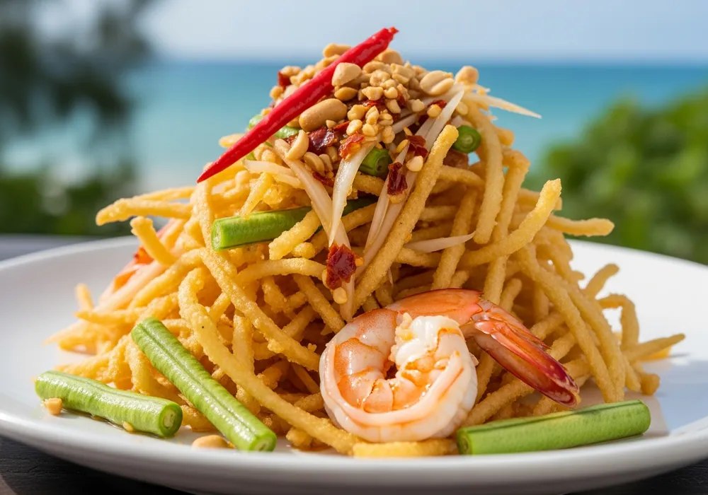 ส้มตำทอด