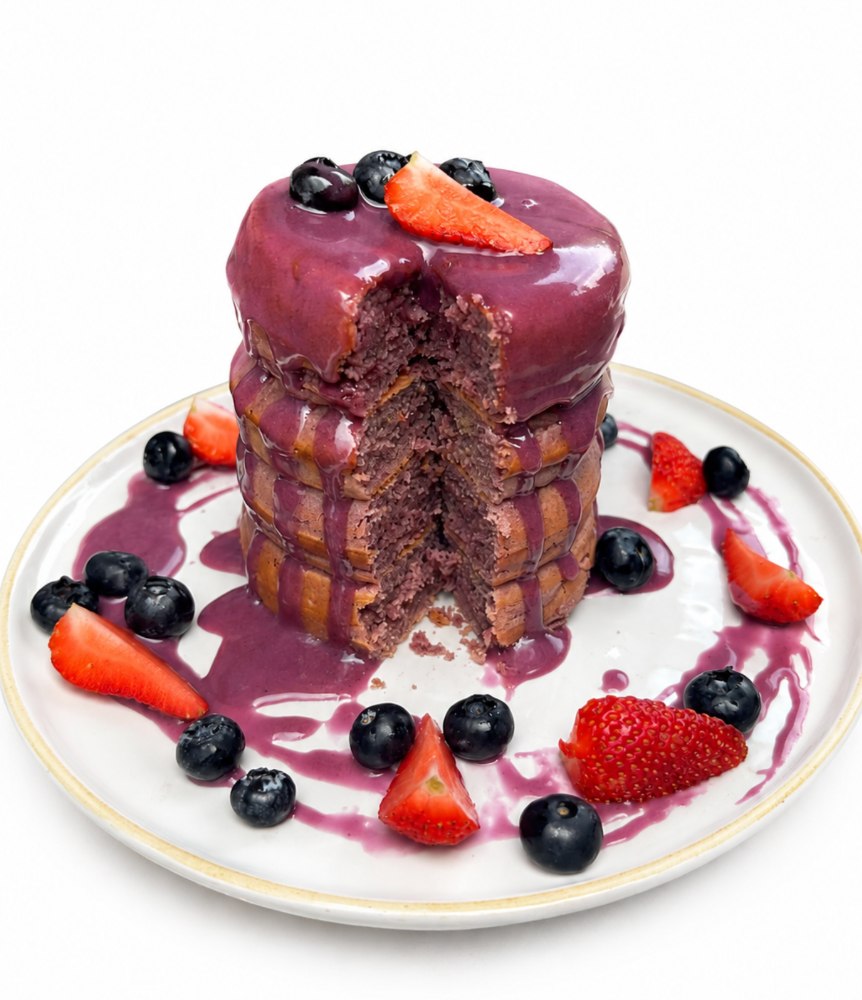 Ube Gluten Free Pancakes