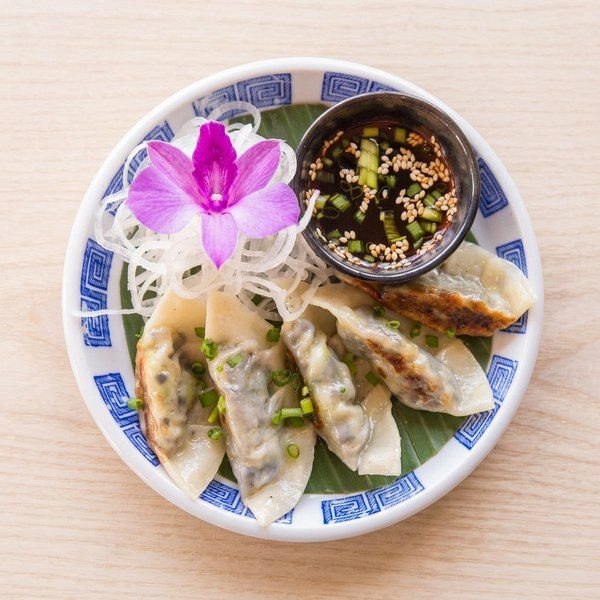 Portobello Edamame Gyoza