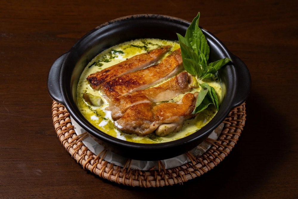 แกงเขียวหวานไก่ย่าง